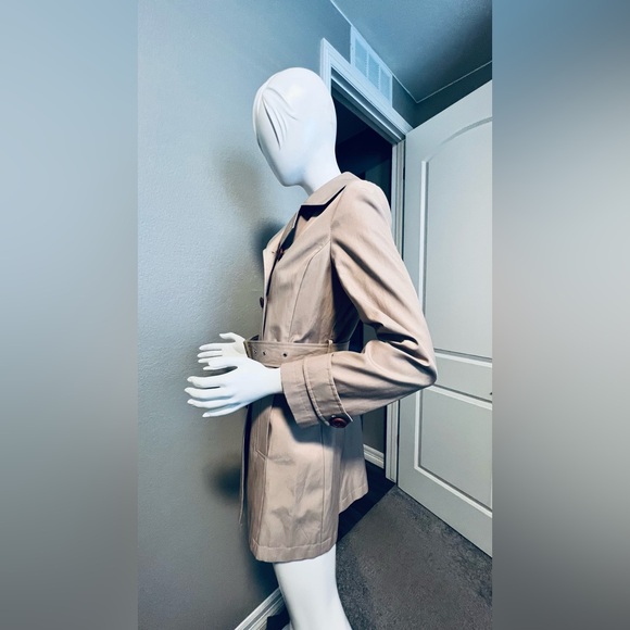 Ralph Lauren Doble Breasted Classic Beige Trench Coat size S - Picture 5 of 16